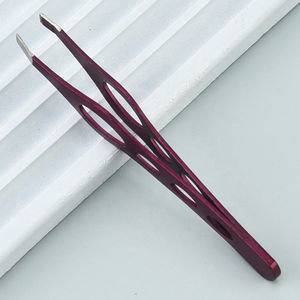 Pinzas de precisión para cejas, adecuadas para entornos profesionales de belleza, pinzas de acero inoxidable para el cuidado personal, diseñadas para uso a largo plazo. - Product Image 3