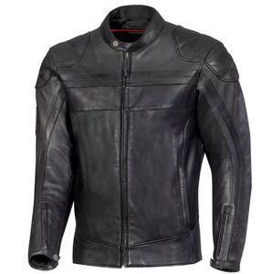 Chaqueta de Cuero con Cuello Alto para Jóvenes, Chaqueta de Motociclista de Cuero Auténtico Negra, Personaliza Tu Chaqueta de Motociclista de Cuero para Hombre - Product Image 6
