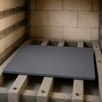 Plaque réfractaire en carbure de silicium réagi SiSiC pour four céramique haute température
