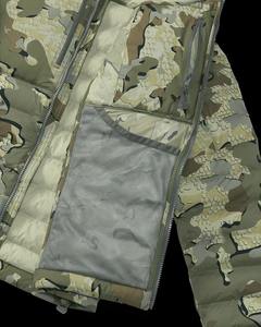 Nouvelle veste bomber de chasse en toile camouflage enduite de peau de mouton, design tendance, haute qualité, couleurs personnalisées, devant - Product Image 4
