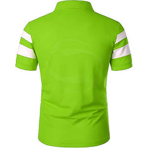 Camiseta con cuello Polo y logotipo personalizado de calidad superior, camisetas Polo DE TRABAJO DE Spandex de algodón, camisetas Polo de secado liso para hombre - Product Image 3