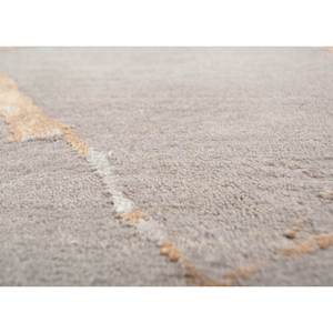 Alfombra Urbana Pause de Lana y Seda de Bambú, Modelo Kavi, Tejida a Mano, con Patrón Abstracto Gris y Negro, para Sala de Estar, Dormitorio o Pasillo - Esk-302 - Product Image 3