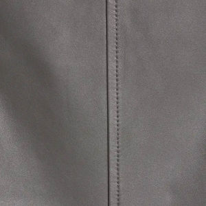 Chaqueta de cuero gris de alta calidad para mujer Chaqueta de cuero de manga completa de secado rápido lavable de mejor diseño Chaquetas de cuero de moda OEM - Product Image 6