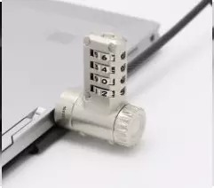 Verrou à chaîne de câble de sécurité pour ordinateur portable sans clé Accessoire informatique durable avec cylindres de serrure - Product Image 2