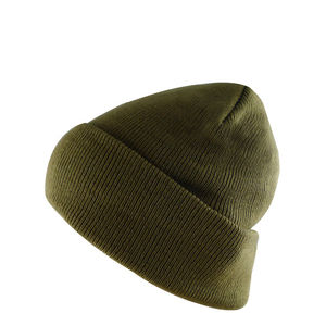 Venta al por mayor de gorros de Jacquard en blanco personalizados, gorros de punto con puños unisex en colores sólidos, ropa de calle y artículos esenciales de invierno - Product Image 3