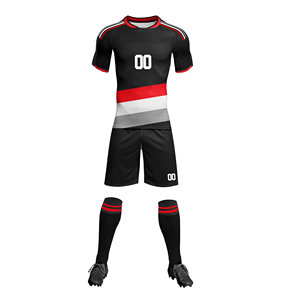 Último Diseño de Camisetas de Fútbol para Adultos, Impresión de Logotipo Personalizado, Hechas a Medida, 100% Poliéster, Transpirables, de Secado Rápido - Product Image 1