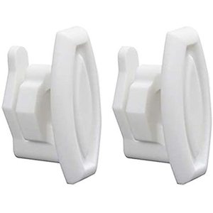 Lot de 2 embouts coulissants pour panier supérieur de lave-vaisselle électrique WD12X10304CM, remplace les pièces de lave-vaisselle WD12X10304 de style plus ancien - Product Image 1