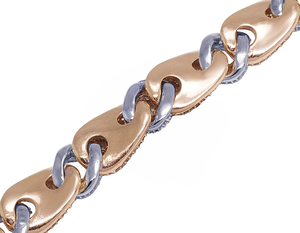 Cadena cubana de oro de 10 quilates de dos tonos personalizada con diamantes cultivados en laboratorio, collar helado de alta calidad, joyería para hombres y raperos - Product Image 6