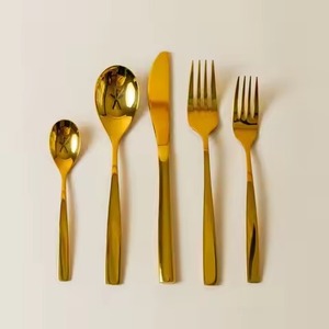 Ensemble de couverts en acier inoxydable de 5 pièces, dernier design, pour cuisine, restaurant, maison - Product Image 4