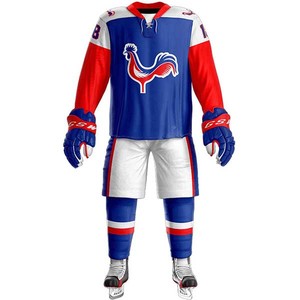 High impact Premium quality best price Hot selling professional made Cut and <b>sew</b> new design Ice hockey Uniform - Product Image 5