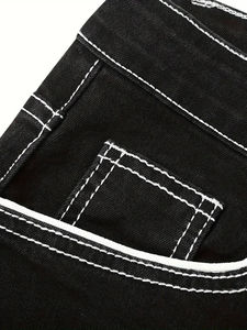 Nuevo Premium al por mayor ropa informal de manga larga para hombres pantalones vaqueros personalizados pantalones lisos Slim Fit diseño transpirable hecho en Pakistán - Product Image 6