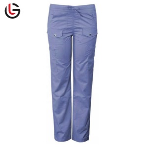 GLOBAL LEATHER Ensembles de blouses médicales unisexe grandes tailles, personnalisés OEM, uniformes d'hôpital, hauts à manches courtes en toile à col montant avec détection d'aiguilles - Product Image 2