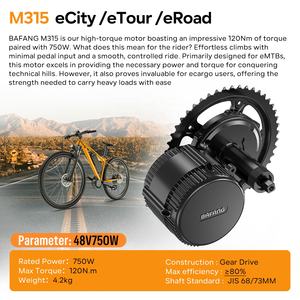 Kit de <span class=keywords><strong>Motor</strong></span> de Transmisión Media Bafang CAN Protocol BBS02 750W 48V, <span class=keywords><strong>Motor</strong></span> Central con 120N.m de Torque para Conversión de <span class=keywords><strong>Bicicleta</strong></span> Eléctrica, Stock en EE. UU. - Product Image 3