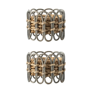 ห่วงผ้าเช็ดปากหวายสานเก๋ทำจากเวียดนามวัสดุเป็นมิตรต่อสิ่งแวดล้อมสำหรับตกแต่งบ้านและบนโต๊ะอาหารขายส่ง - Product Image 3