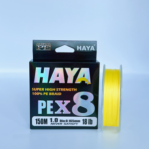 Lenza HAYA X4 X8 X9 X12 X16 resistente all'abrasione Super Line Zero Stretch e bassa memoria diametro Extra <span class=keywords><strong>sottile</strong></span> - Product Image 4