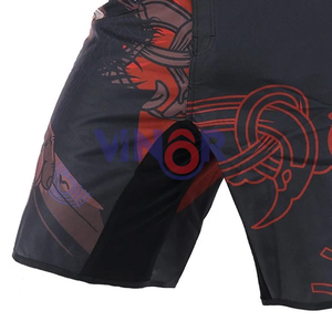 Latest Fashion OEM Service Your Own Martial Arts Wear Custom Design MMA <b>Shorts</b> <b>Men</b> Sublimated Printed Polyester/Cotton - Product Image 3