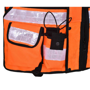 Chaleco de seguridad con logotipo personalizado de alta calidad, chaqueta de seguridad a precio barato, ropa de seguridad reflectante, chaleco táctico de seguridad con múltiples bolsillos - Product Image 5