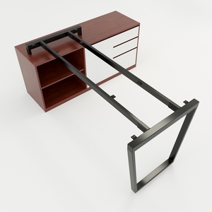 Industrial-Style Heavy Duty Trapez Table and <b>Cabinet</b> Legs-HCTC013 - Product Image 1