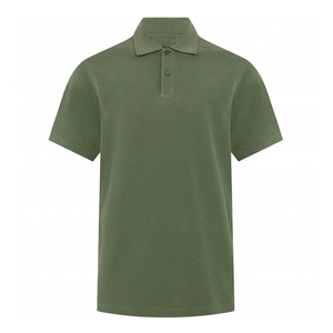 Polo vert olive à manches courtes T-shirt décontracté pour homme Polo classique pour homme léger et respirant - Product Image 1