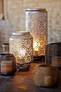 Votive <b>candle</b> stand Handmade Antique Style Double Iron Mesh Metal Wire Votive vintage <b>candle</b> stand Easter Home Decoration - Product Image 2