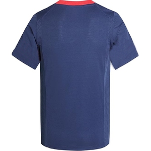 Maillot de football américain en jersey mesh bleu marine, haute qualité, sur mesure. - Product Image 2