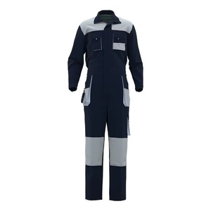 Combinaisons de travail en coton pour hommes, tenues d'atelier de construction à poches multiples, combinaison antistatique pour printemps et automne - Product Image 4