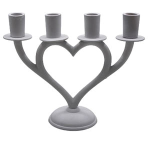4 Arms Aluminum <b>Candle</b> Stand <b>Red</b> Powder Coating <b>Candle</b> Holders And Lanterns For Tabletop Decor items - Product Image 3
