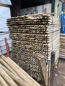 Piquets en bois piquet en bambou naturel clôture de jardin décoratif écologique bois dur rond piquets de jardin en bois à vendre - Product Image 6