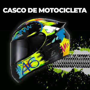 Casco Moto Certificato ABS per Uomo o Donna, Doppia Visiera Integrale Retrattile, Nuovo, per Motocross - Product Image 5