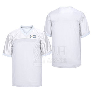 Nueva Camiseta de Fútbol Americano con Estilo, Manga Corta, Colores Personalizados y Diseño Antibacterial para la Identidad y el Rendimiento del Equipo - Product Image 2