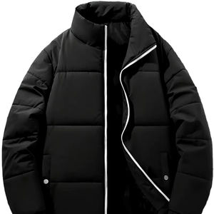 Veste en duvet à bulles d'hiver de haute qualité pour hommes veste en cuir légère régulière pour hommes vente à chaud - Product Image 1