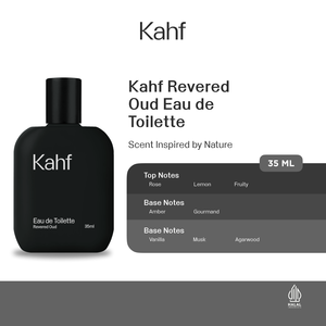 น้ำหอม Kahf Revered Oud Eau de Toilette 35 มล. กลิ่นกุหลาบ เลมอน อำพัน และกลิ่นวานิลลา กลิ่นมัสก์ และกลิ่นอู๊ด อะการ์วูด ติดทนนาน 12 ชั่วโมง - Product Image 2