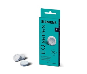 Tablettes nettoyantes Siemens, formule améliorée TZ80001A, paquet de 10 - Product Image 1