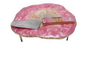 Support à gâteau en résine écologique et élégant, antiadhésif, avec plateau de service à couteau amovible, fait à la main, peint à la main, couleur personnalisée, artisanat - Product Image 5