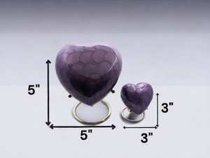 Hermosas Urnas de Cremación Azul Océano con Acabado Azul Sereno de Aluminio, Urna con Palomas Voladoras - Product Image 6