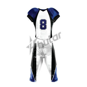 Ensembles d'uniformes de football américain rétro respirants et personnalisés pour adultes en matière Spandex/Polyester - Product Image 3
