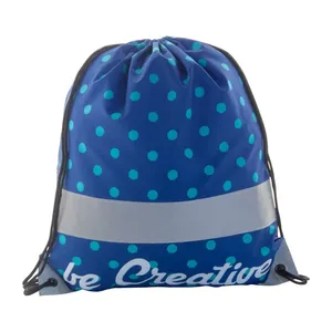 CreaDraw Reflect Zaini Sportivi Promozionali Personalizzati ad Alta Visibilità con Coulisse - Product Image 1