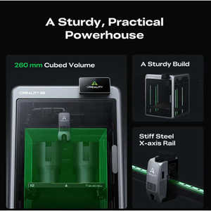 Impresoras 3D Creality K2 Combo de un Solo Color, Velocidad de Impresión de 600 mm/s, Cámara Dual, Volumen de Impresión de 260*260*, para Uso en Laboratorios e Industrial - Product Image 3