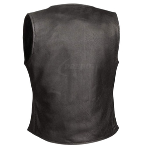 Chaleco de Motocicleta de Cuero PU de Alta Calidad para Mujer, Invierno, Resistente al Viento e Impermeable, Precio de Fábrica, OEM, Personalizado, Acolchado - Product Image 2