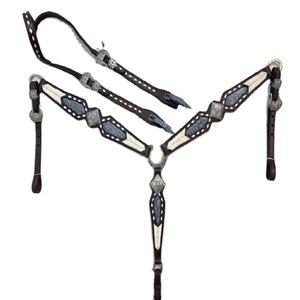 Rawhide หมวกคลุมศีรษะแบบตะวันตกสีเทาสีเทาเกรดเรขาคณิต - Product Image 1