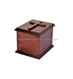 Urnes funéraires en bois de style arabe, urnes de crémation en gros, dernière qualité, design artisanal, urne pour adulte, monument funéraire - Product Image 6