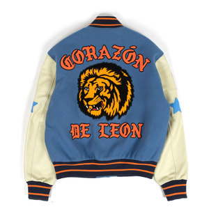 Veste universitaire personnalisée vente en gros en usine veste de baseball universitaire OEM de haute qualité pour hommes manches brodées Letterman - Product Image 2