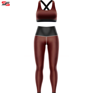Combinaisons de sport de haute qualité à séchage rapide, ensemble de fitness de haute élasticité, leggings, ensemble de yoga sportif 2 pièces pour femme - Product Image 3