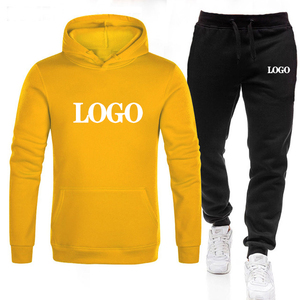 2023 personalizado nuevo entrenamiento de moda Jogging Wear Set hombres deportes sudor chándal hombres chándal dos piezas conjunto con capucha chándal - Product Image 1
