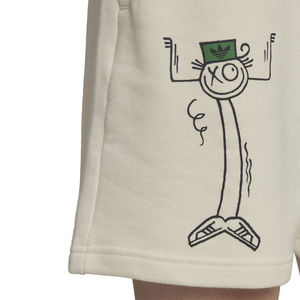 Pantalones cortos de gimnasio OEM para hombre, ropa de calle, 100% algodón, forro polar, logotipo personalizado, pantalones cortos de felpa francesa para correr, bolsillos, deportes de entrenamiento sólidos - Product Image 3