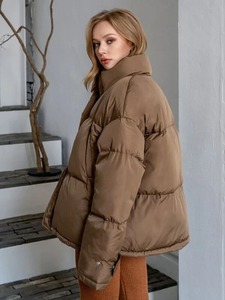 Col montant surdimensionné tendance 2025 haute qualité meilleure vente chaud femmes bulle bouffante doudoune pour dames - Product Image 2