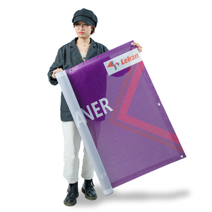 Pancarta de Vinilo Reforzado de 13 oz con Ojales de Latón, Impermeable, para Cercas, Estadios, Eventos Deportivos y Publicidad - Product Image 1