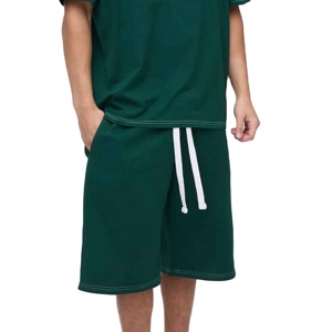 High Quality Plus Size Men's Summer Two Piece <b>Set</b> T-Shirt Shorts Breathable Quick Dry Fabric Casual High Street Style for - Product Image 5