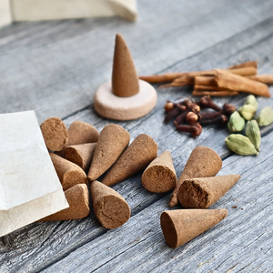 Conos de Incienso Gaharu de Alta Calidad, Aroma Natural, Conos de Oud de Flujo Inverso, Fabricante - Product Image 5