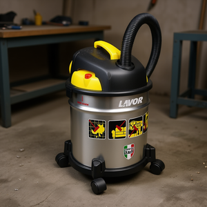 Aspiradora en Seco y Húmedo Lavor 1200W (20Lt) VAC 20 S, Acero Inoxidable y Negro 40023 00002 - Product Image 3